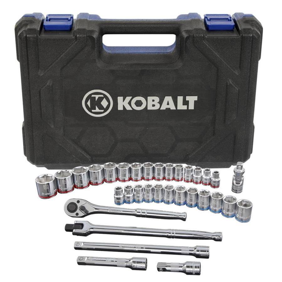 33 pc. SAE & Metric Mechanic's Tool Set with Hard Case O247298