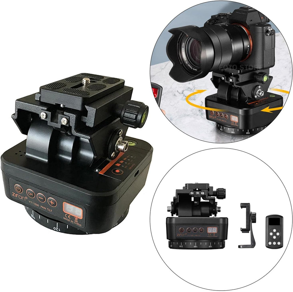 Motorized Panoramic Tripod Head with Variable Speed E317
