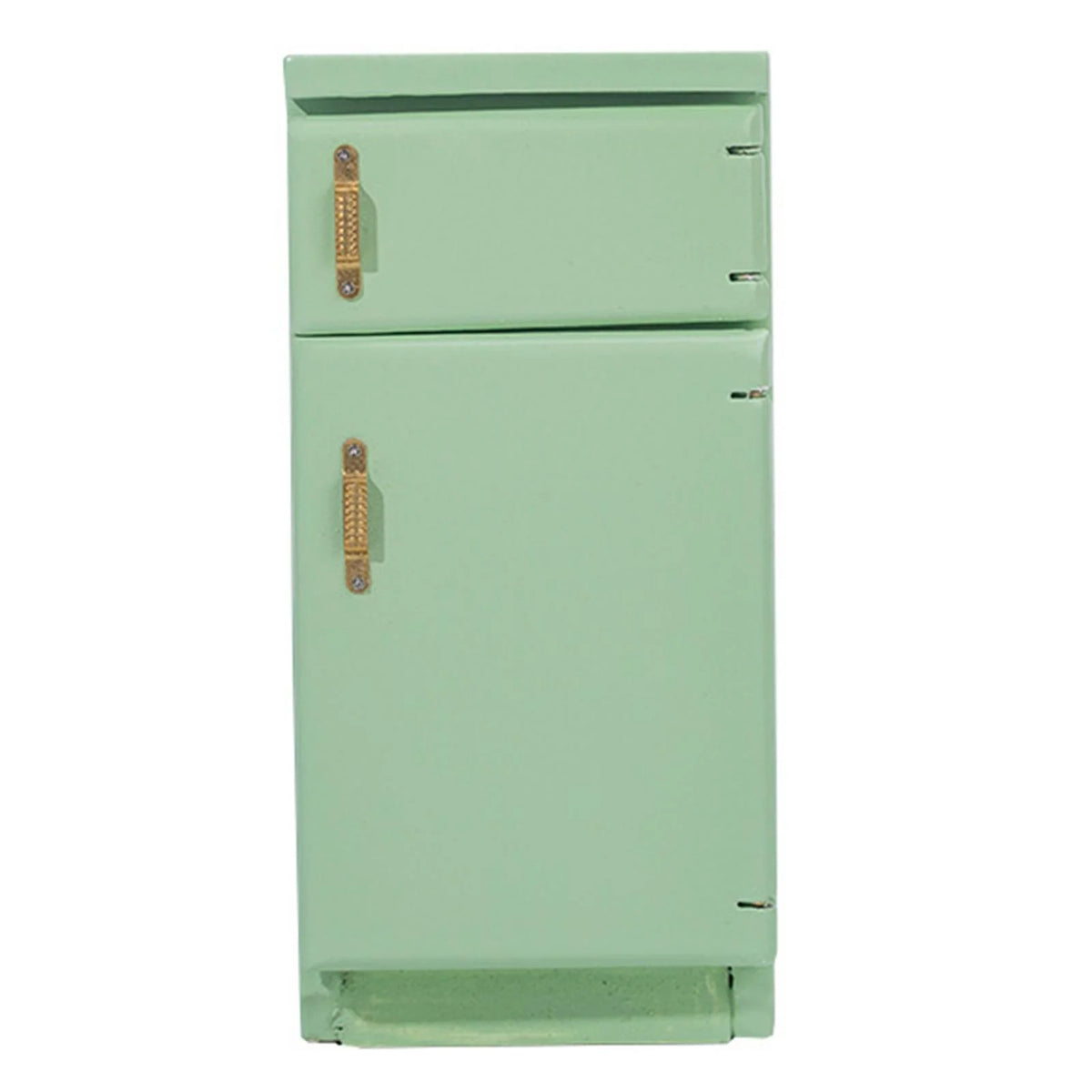 Light Green 1:12 Scale Birch Wood Dollhouse Fridge Furniture Set C820761