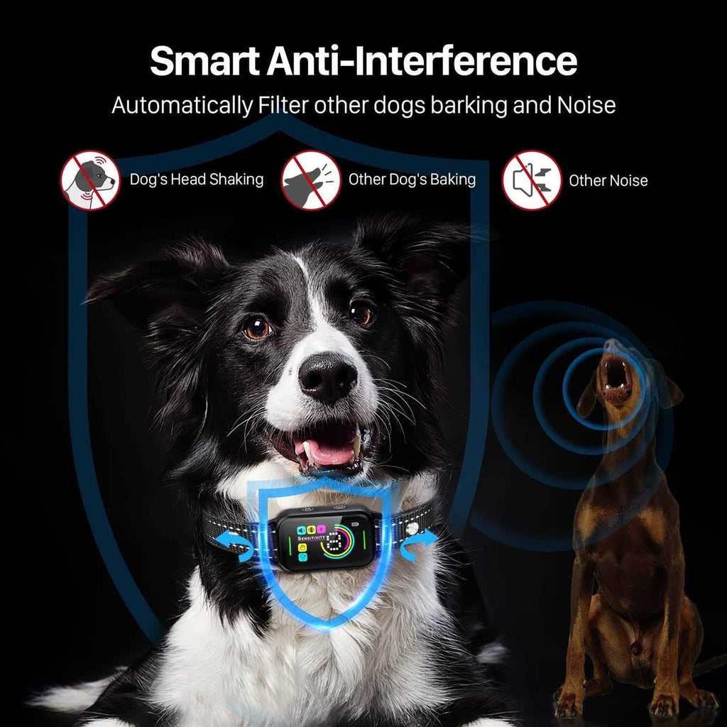 Dog Bark Collar Rechargeable with 8 Adjustable M1880