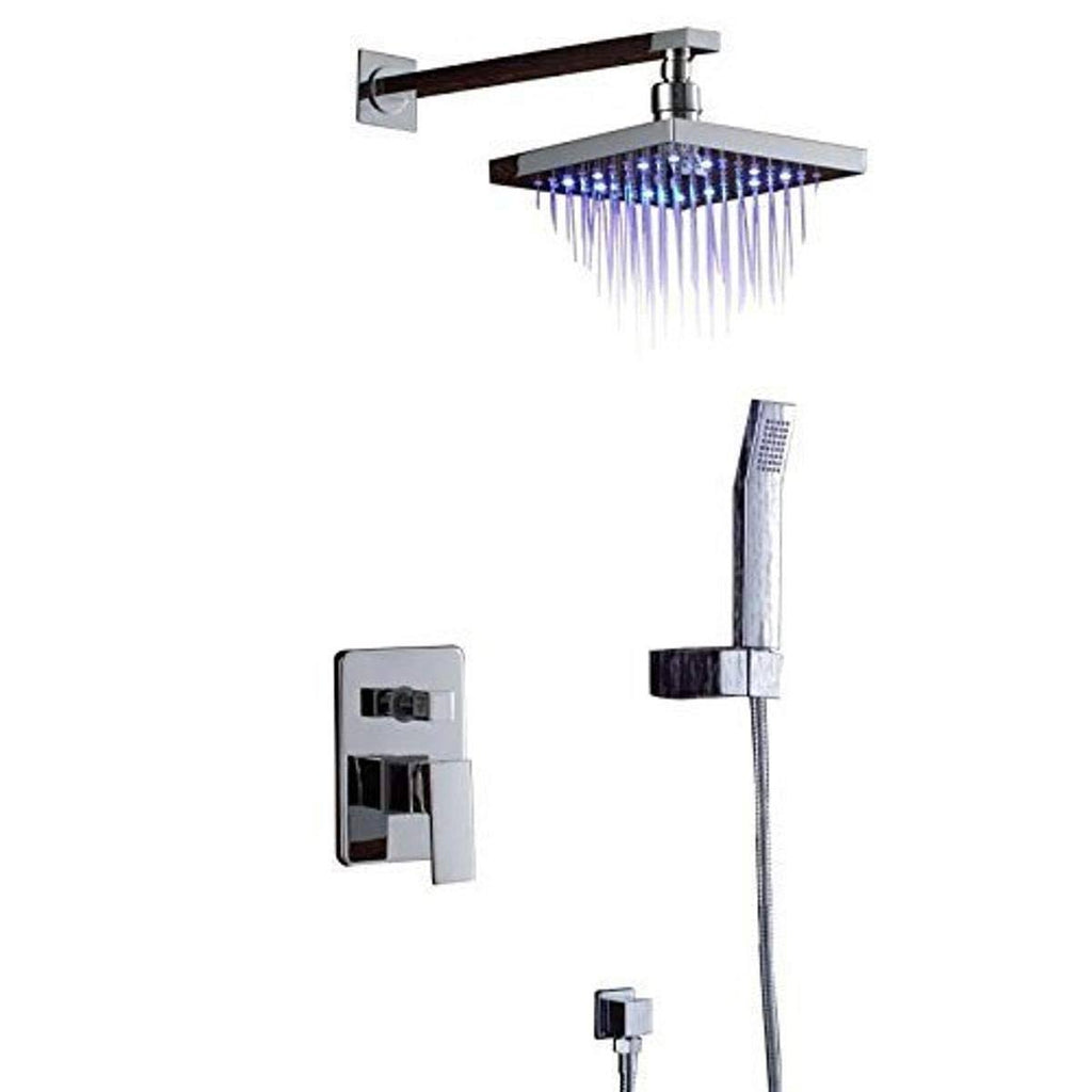 Volume Control LED Rainfall Shower Faucet B191540