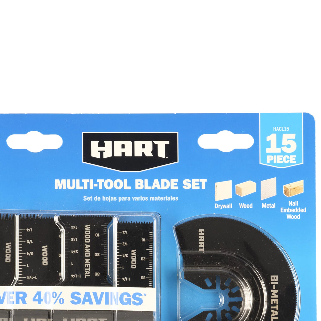 15 Piece Multi-Tool Blade and Accessory Set L7089
