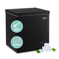 5.0 Cu.ft Black Chest Freezer with Removable Basket M9802