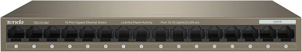 16 Port Gigabit Unmanaged Ethernet Network Switch, Pack of 2 C379