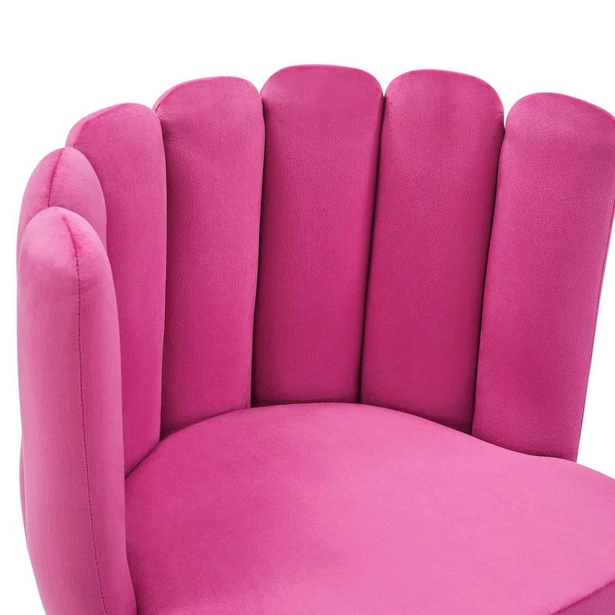 Dark Pink Velvet Accent Chair H709