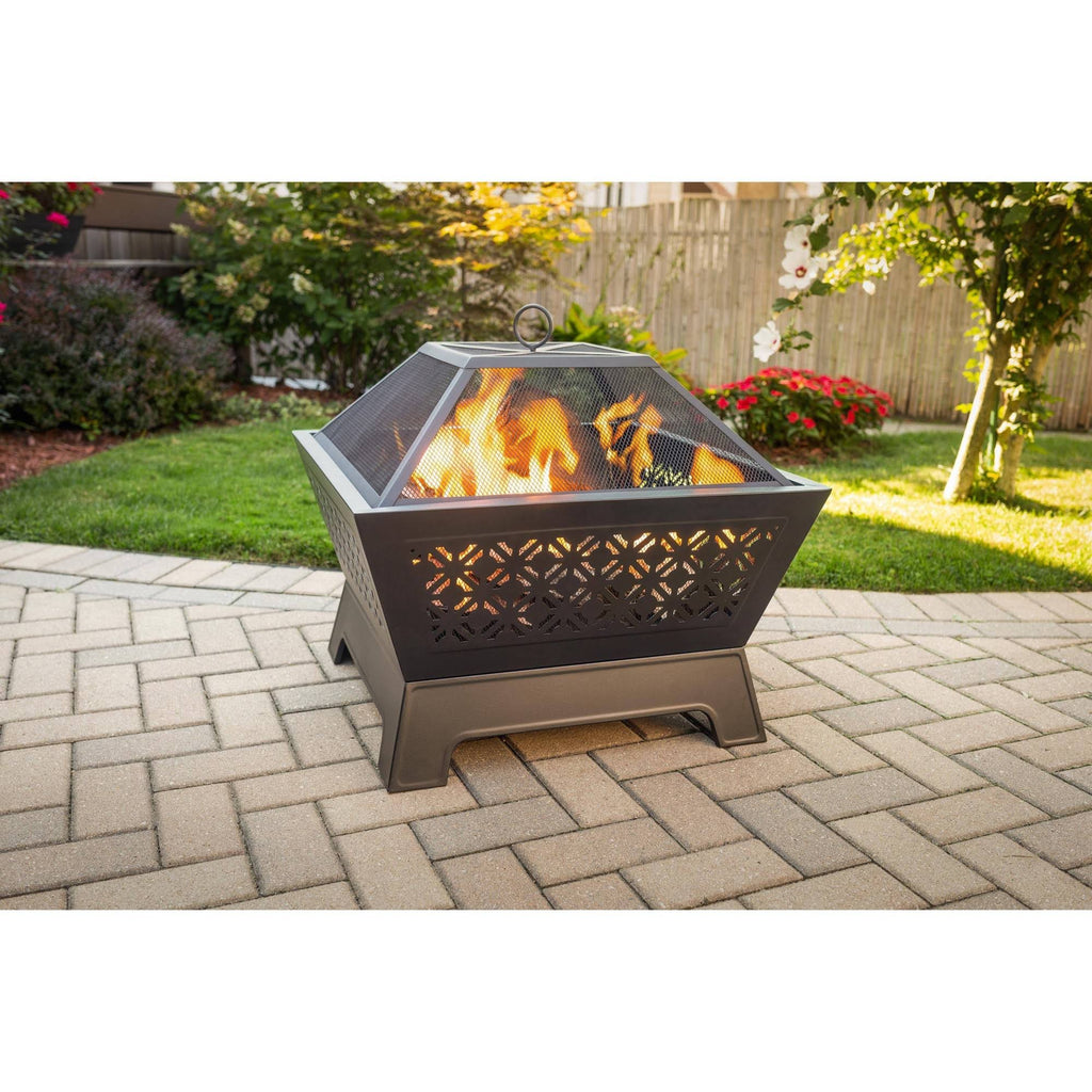 Square Wood Burning Fire Pit G319