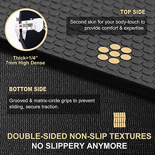 Extra Wide Large 7mm Thick Exercise Mat Z929078