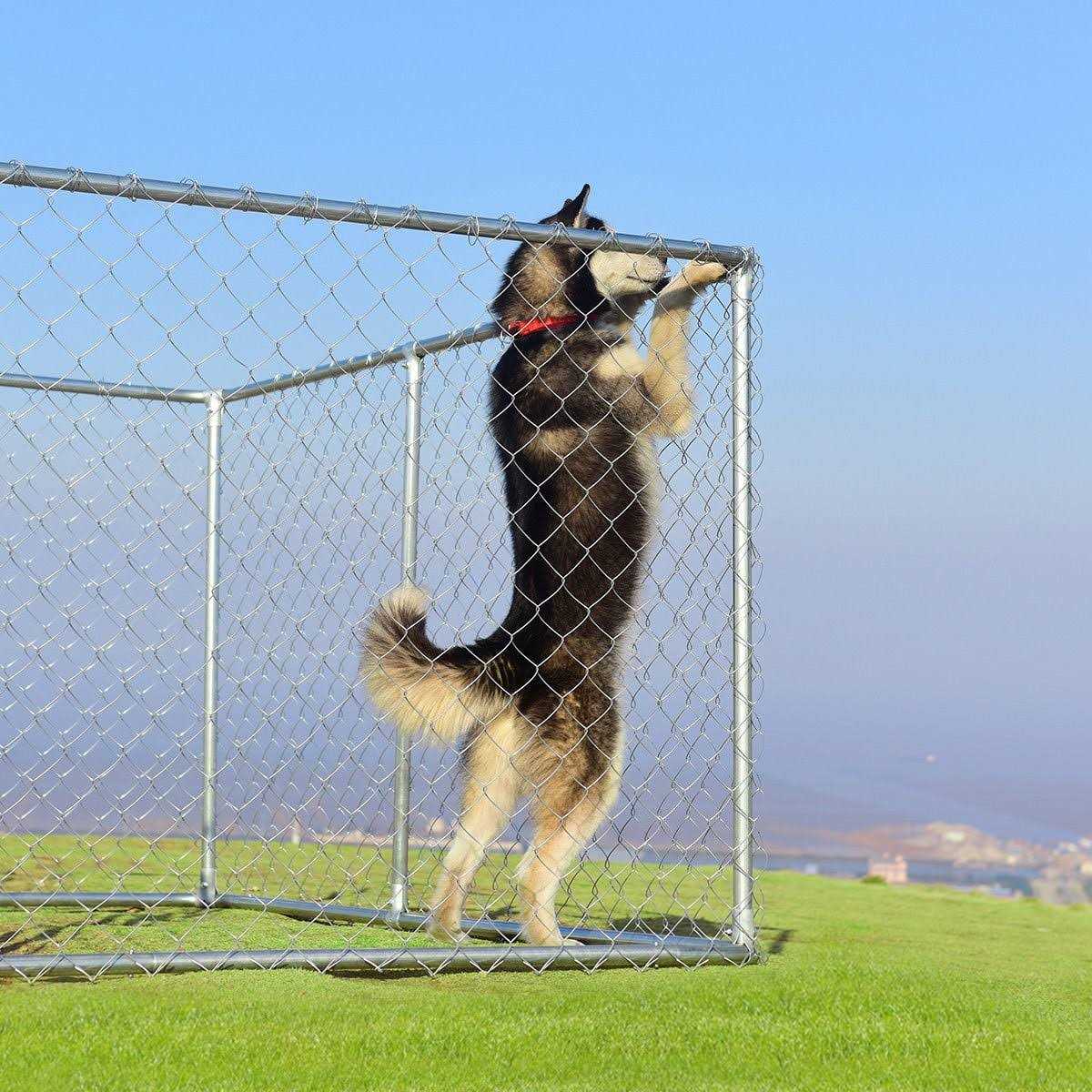 Large Pet Dog Kennel Cage 7.5' x 7.5' Playpen V3087
