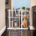 Extra Wide Pet Gate with Small Pet Door U961762
