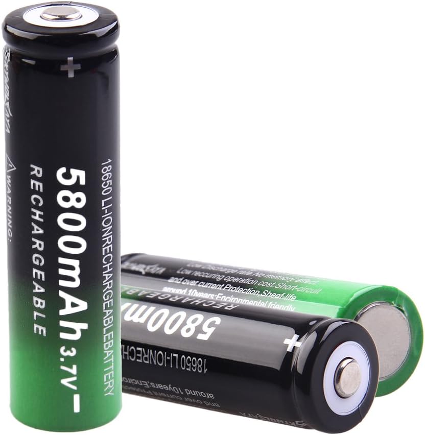 50 Pack 18650 Rechargeable 5800mAh 20A 3.7V Button Top Li-ion Batteries A205982
