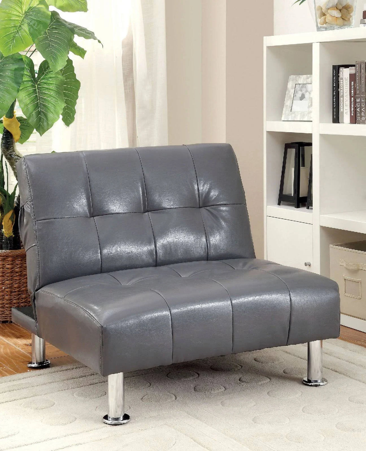 Gray Chair with Side Pockets G13171