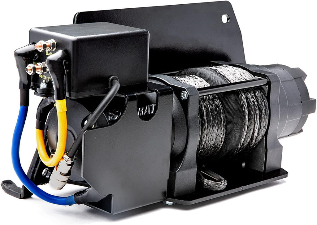 6000 lb. Ready-Fit Winch, 266.1 Gear Ratio, 50 Foot Remote, 3/16 Inch Steel, Permanent Magnet DC 12V, 1.9 HP Motor Y934480