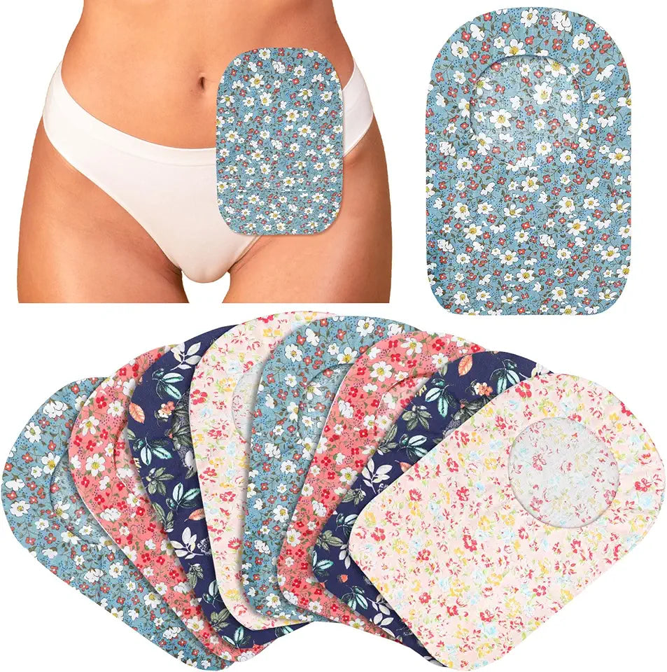 Washable Ostomy Bag Cover with Round Opening T827