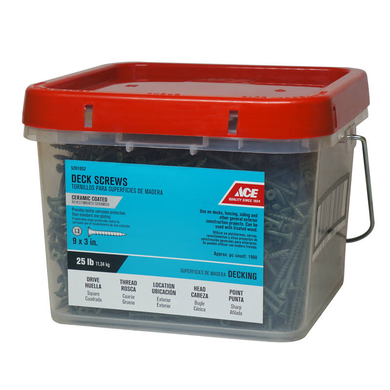 25 lb. Square Steel Deck Screws T914489