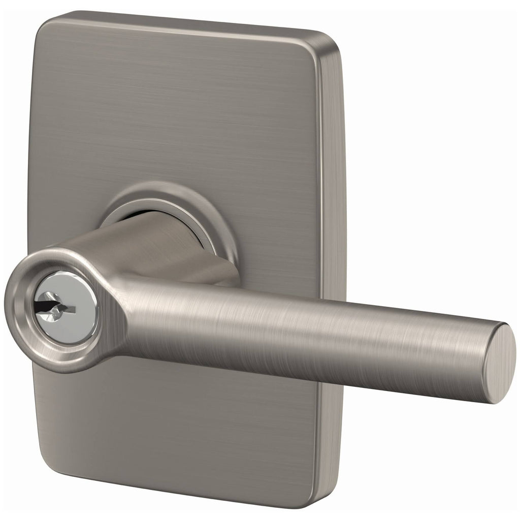 Matte Black Door Lever Set B6591