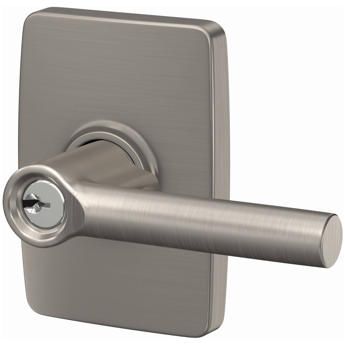 Matte Black Door Lever Set B6591