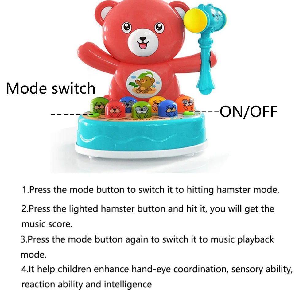 Hammering and Pounding Toys Desktop Hitting Hamster Game Toy C927266