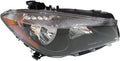 Passenger Side Headlight Assembly Black Housing E3931