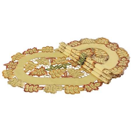 Embroidered Cutwork Oval 20x22 Placemat H76184