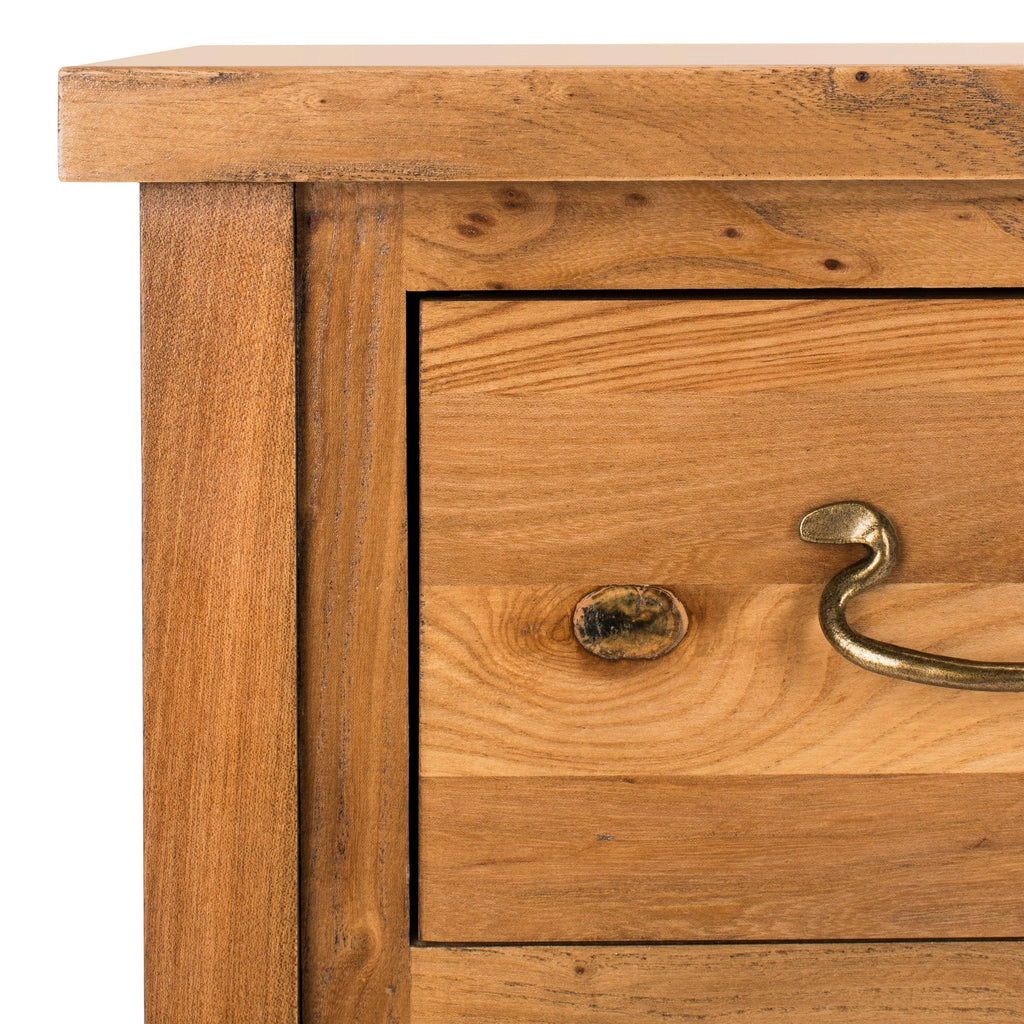 Oak Console with Storage Drawers A66221