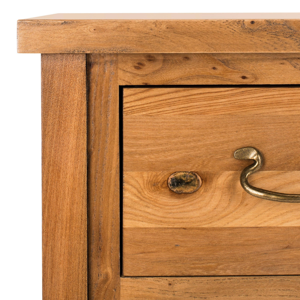 Oak Console with Storage Drawers A66221