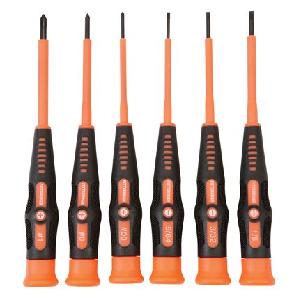 Precision Electrical Screwdriver Set, 6 Piece W411