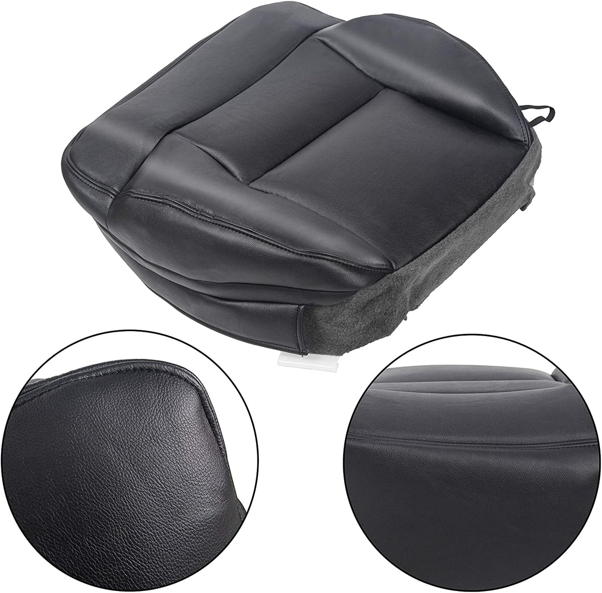 Black Cloth Seat Cover Pack of 2 P729