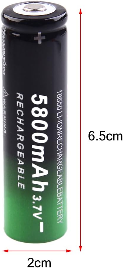 50 Pack 18650 Rechargeable 5800mAh 20A 3.7V Button Top Li-ion Batteries A205982
