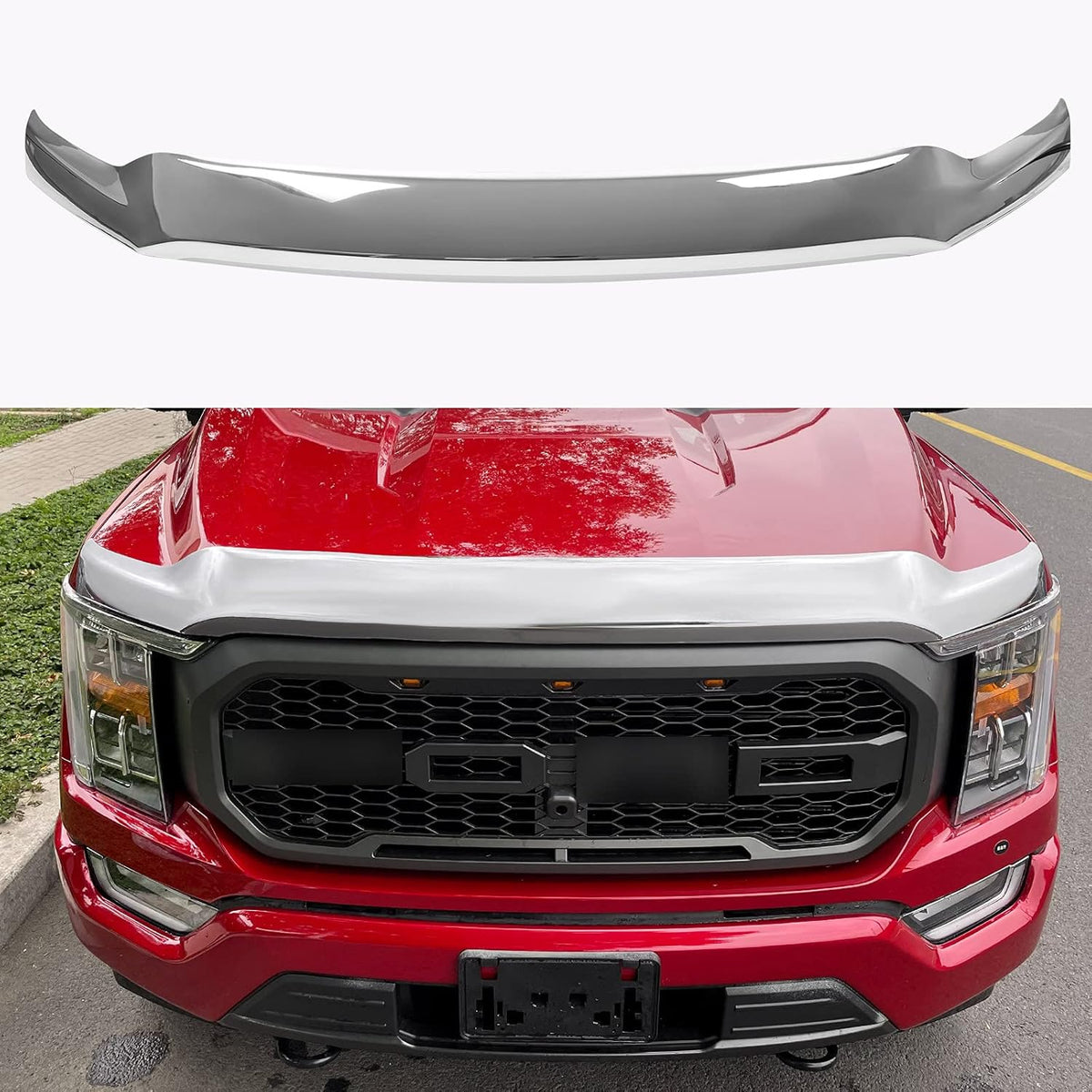 Matte Black Hood Shield for Ford F150 N94066