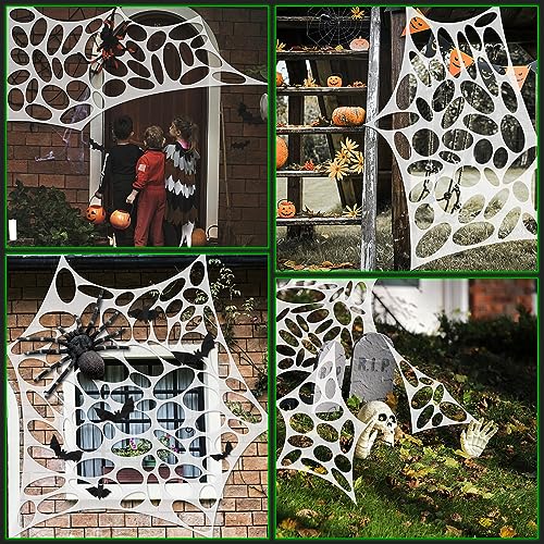 Halloween Mask and Giant Spider Web N210