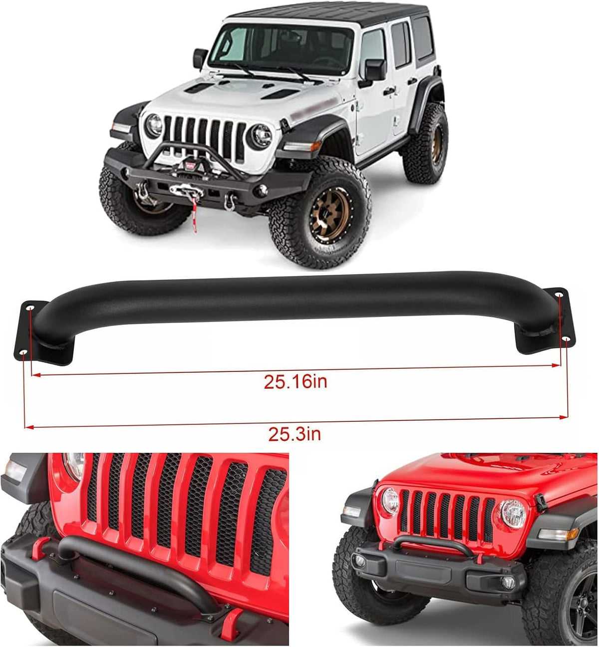Grille Winch Brush Guard Pack of 2 K216930