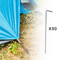 50 Pieces Aluminum Alloy Tent Stakes E266830