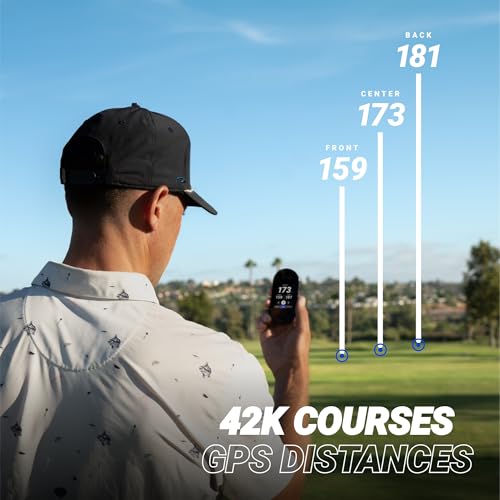 Magnetic Golf GPS Handheld with Touch Screen Display A469