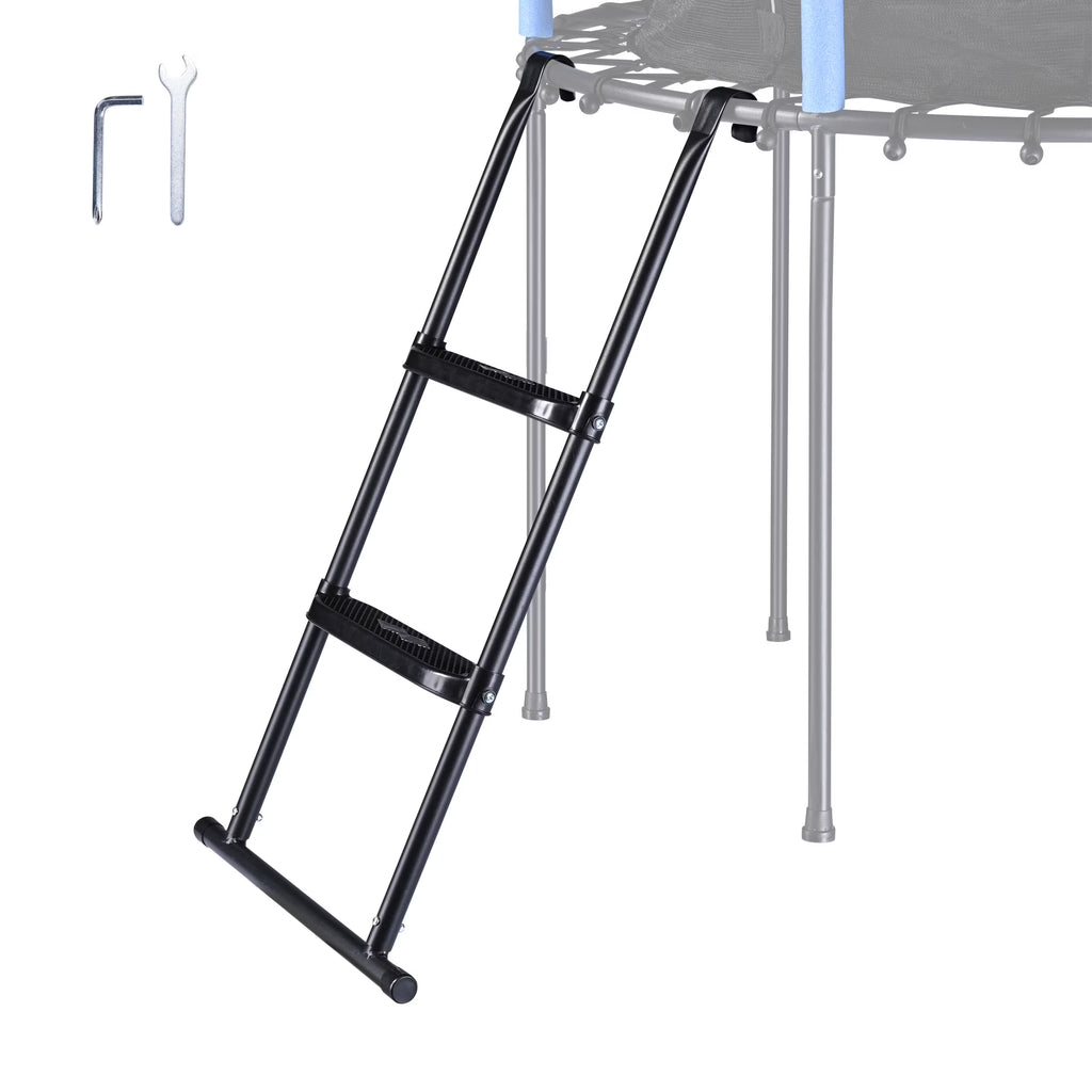 2 Step Trampoline Ladder with Wide Skid-Proof Steps D3456