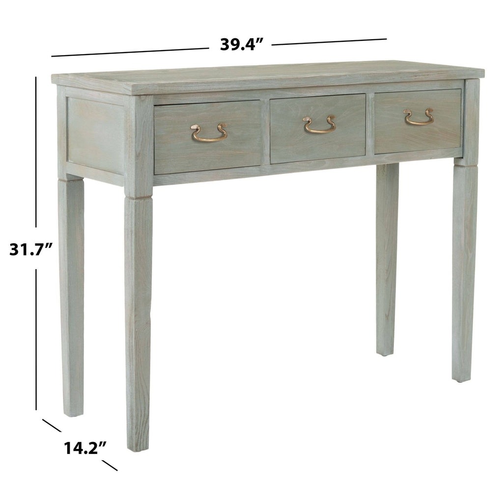 Oak Console with Storage Drawers A66221