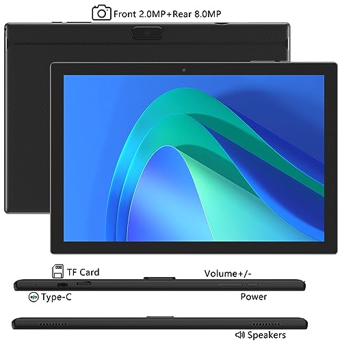 10 inch 2 in 1 Tablet with Keyboard Case Mouse Stylus V51705