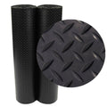 Black Diamond Plate Rubber Flooring Rolls B142226