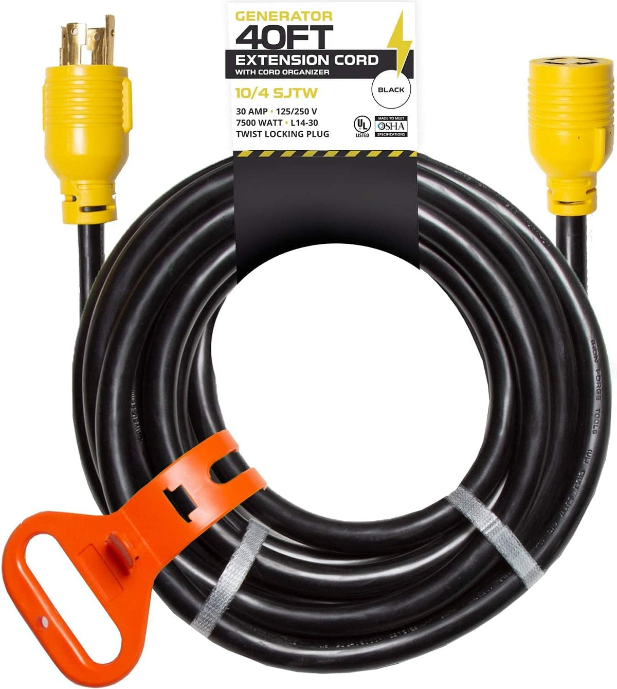 40 Ft 10/4 SJTW Generator Power Cable Q234775
