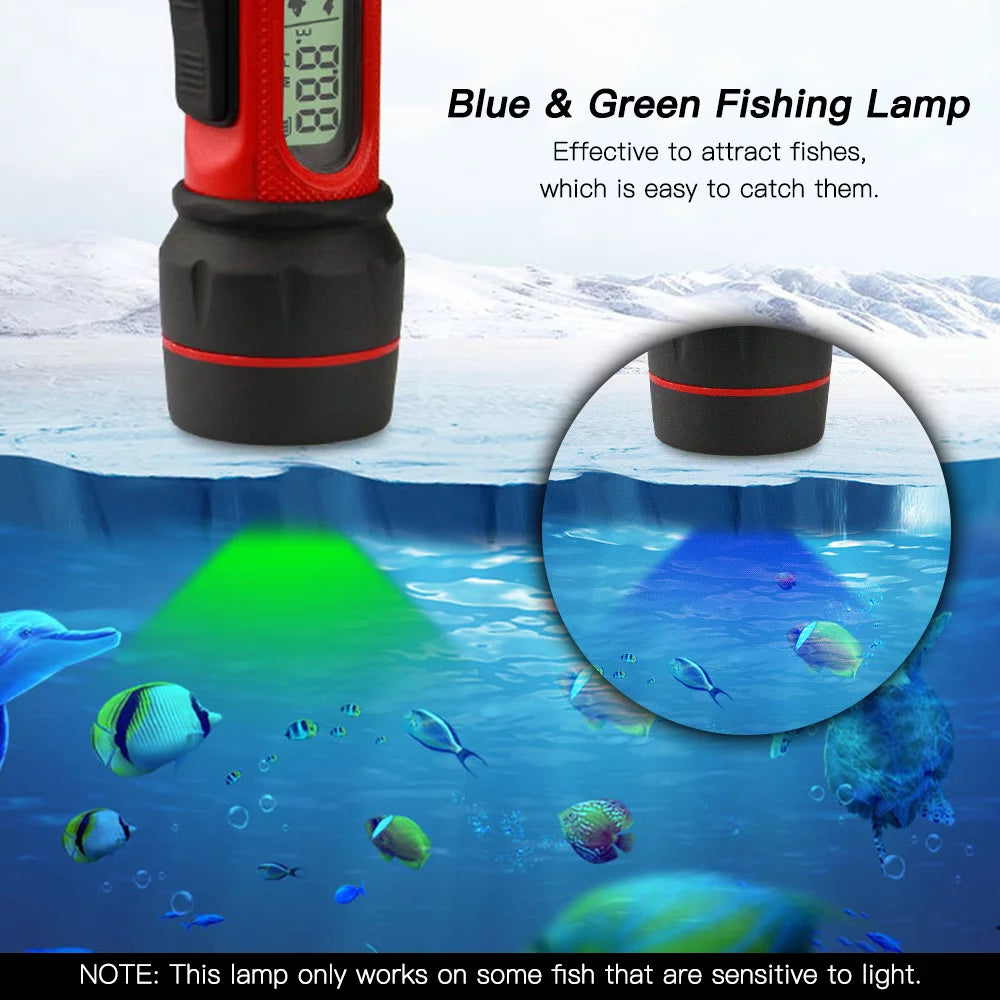 Ice Fishing Fishfinder with LED Underwater Light X3853