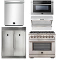 36 Dual Fuel Range, Range Hood, Refrigerator, Microwave, Dishwasher W109551