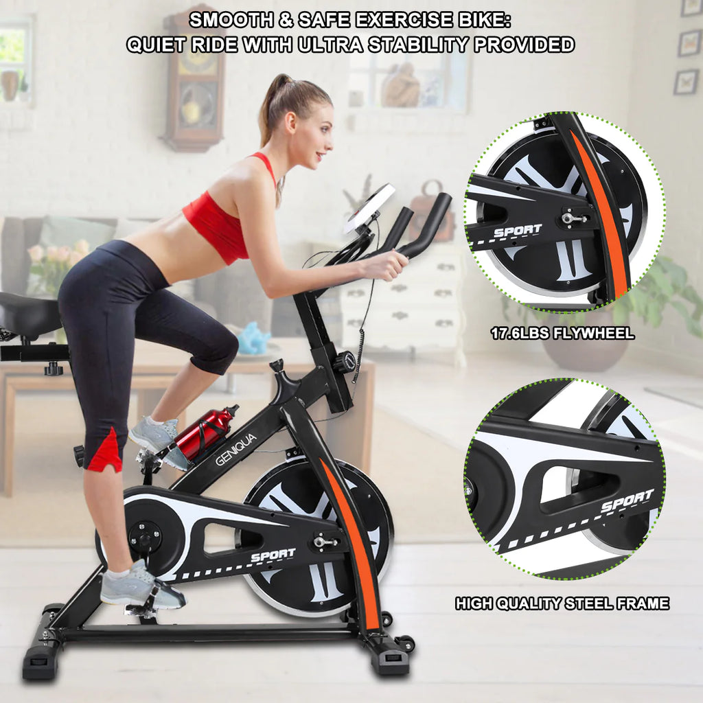 Black Indoor Exercise Bike K313