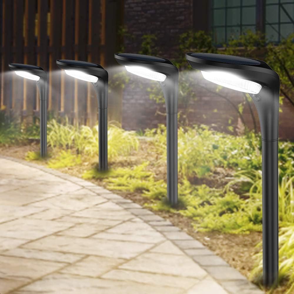 4 Pack IP65 Waterproof Solar Pathway Lights F6379