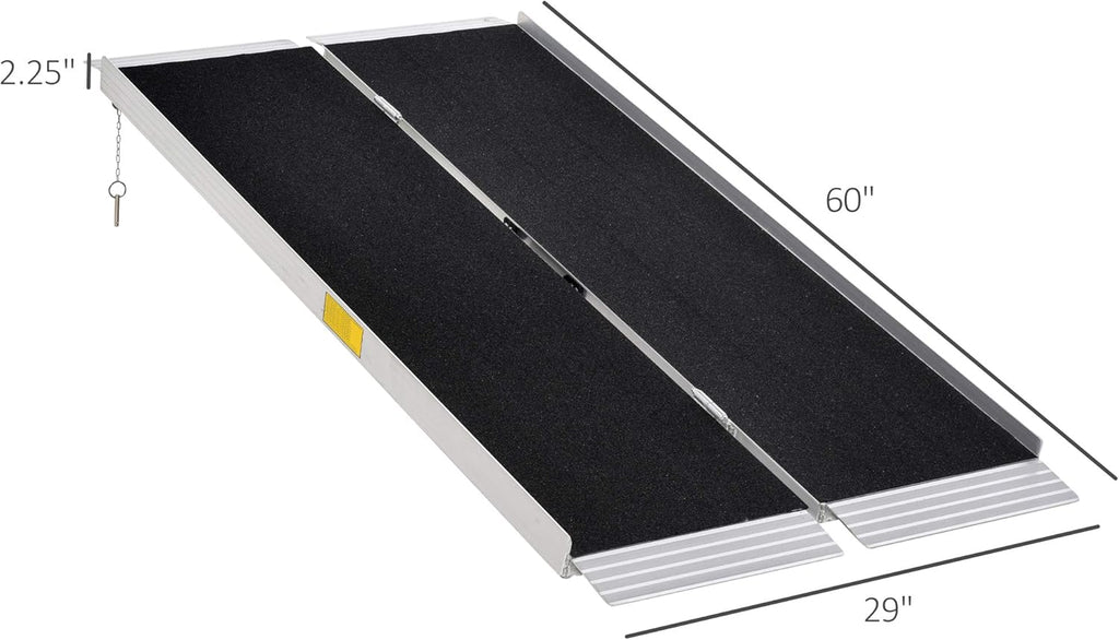 5' Portable Aluminum Wheelchair Ramp with Carrying Handle K1534