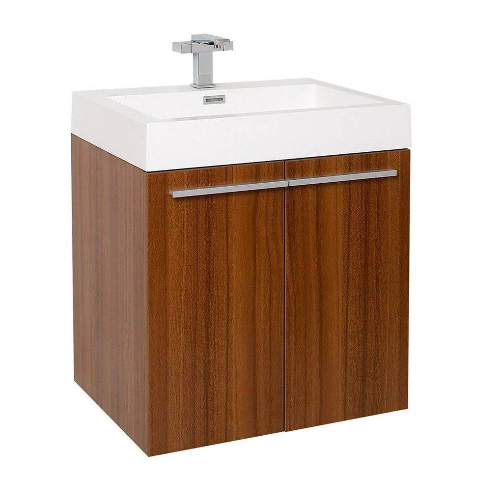 Teak Bathroom Cabinet with Integrated Sink K23554