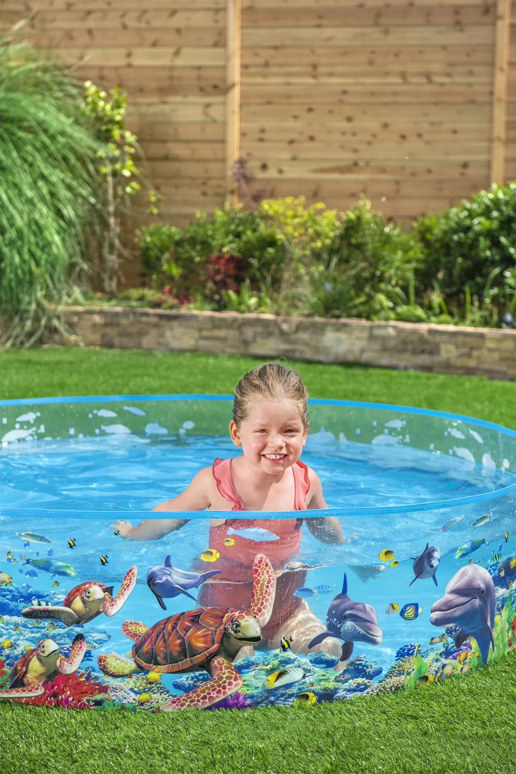 Round Above-Ground Kiddie Pool 8' x 18 H672