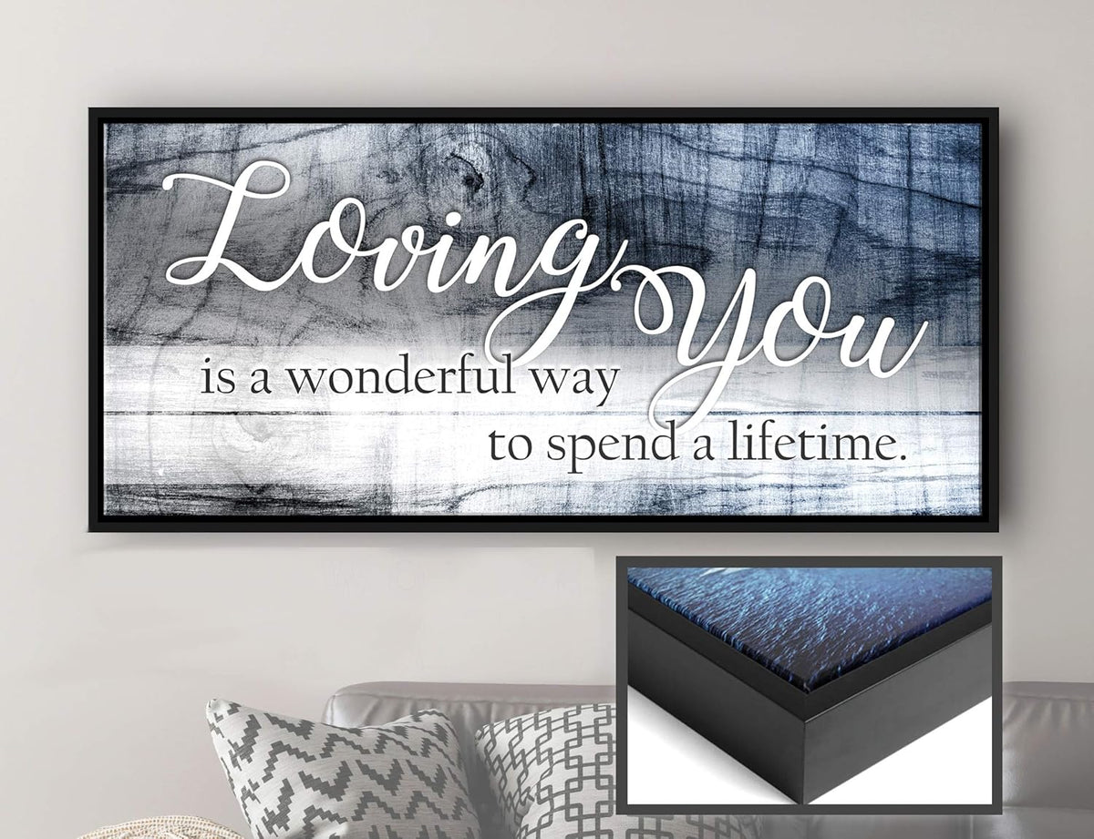 Brown Bronze Wood Framed Canvas Wall Decor G217