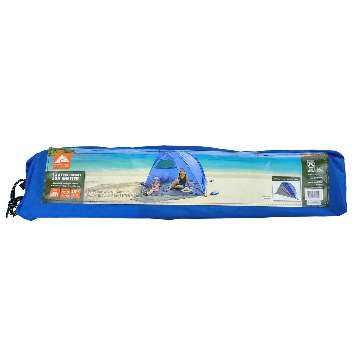 9 Ft. x 6 Ft. Blue Sun Shelter P8172